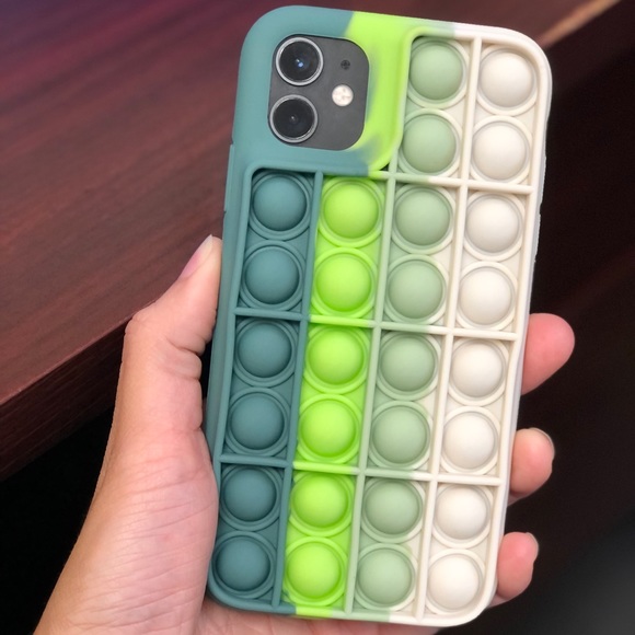 no brand Accessories - NEW Push Pop Bubble Fidget Toys Silicone case